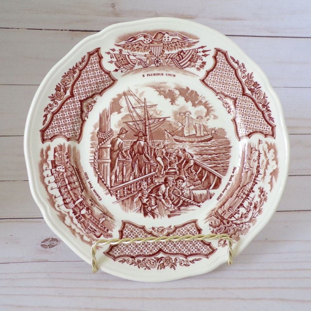 Fair Winds by Alfred Meakin Bread and Butter Plates 6 Piece Set  2909